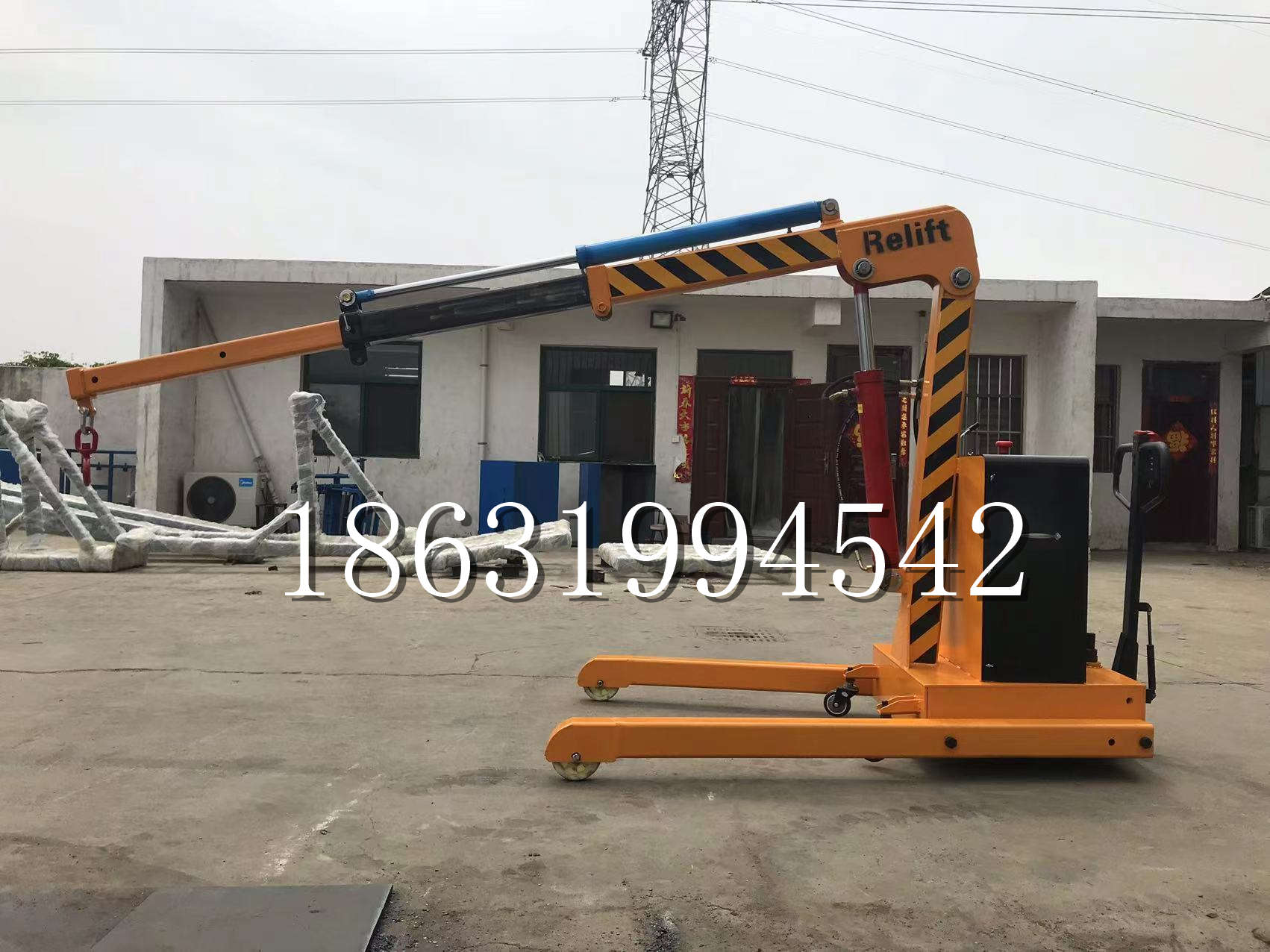 桥东区久征定做3吨三轮随车吊 农用园林绿化移树吊 平板工程用小吊机